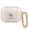 Guess GUAPUCG4GD AirPods Pro borító arany/arany Glitter Collection