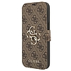 Guess GUBKP13L4GMGBR iPhone 13 Pro / 13 6.1" barna/barna book 4G Big Metal Logo