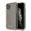 Guess GUHCN58PCGLPI iPhone 11 Pro rózsaszín/rózsaszín kemény tok Glitter
