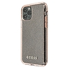 Guess GUHCN58PCGLPI iPhone 11 Pro rózsaszín/rózsaszín kemény tok Glitter