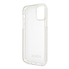 Guess GUHCN58PCGLSI iPhone 11 Pro ezüst/ezüst kemény tok Glitter