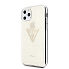 Guess GUHCN58SGTLGO iPhone 11 Pro arany/arany kemény tok Glitter Triangle