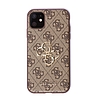Guess GUHCN614GMGBR iPhone 11 6.1 / Xr barna / barna keményház 4G Big Metal logó