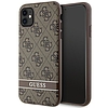 Guess GUHCN61P4SNW iPhone 11 / Xr barna/barna keménytok, 4G Stripe