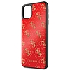 Guess GUHCN654GGPRE iPhone 11 Pro Max piros/piros kemény tok 4G Double Layer Glitter