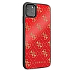 Guess GUHCN654GGPRE iPhone 11 Pro Max piros/piros kemény tok 4G Double Layer Glitter
