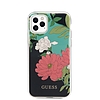 Guess GUHCN65IMLFL01 iPhone 11 Pro Max fekete/fekete N1 virágkollekció