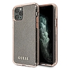 Guess GUHCN65PCGLPI iPhone 11 Pro Max rózsaszín/rózsaszín kemény tok Glitter