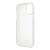 Guess GUHCN65PCGLSI iPhone 11 Pro Max ezüst/ezüst kemény tok Glitter