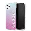 Guess GUHCN65PCUGLPBL iPhone 11 Pro Max rózsaszín kék/rózsaszín kék kemény tok Glitter Gradient