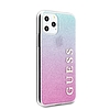 Guess GUHCN65PCUGLPBL iPhone 11 Pro Max rózsaszín kék/rózsaszín kék kemény tok Glitter Gradient