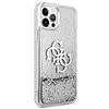Guess GUHCP12LLG4GSI iPhone 12 Pro Max 6.7" ezüst/ezüst keménytokos 4G Big Liquid Glitter