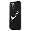 Guess GUHCP12LLSVSBW iPhone 12 Pro Max 6.7" fekete/fehér kemény tok Szilikon Vintage