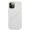 Guess GUHCP12LLSVSCR iPhone 12 Pro Max 6.7" krém/krém keménytok Script Vintage