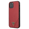 Guess GUHCP12LVSATMLRE iPhone 12 Pro Max 6.7" piros/piros keménytokos Saffiano