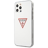 Guess GUHCP12MPCUCTLWH iPhone 12/12 Pro 6.1" fehér/fehér keménytokos Triangle Collection