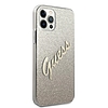 Guess GUHCP12MPCUGLSGO iPhone 12/12 Pro 6.1" arany/arany keménytokos Glitter Gradient Script
