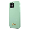 Guess GUHCP12SLSLMGGN iPhone 12 mini 5.4" zöld/zöld keménytokos Metal Logo Script
