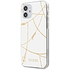 Guess GUHCP12SPCUCHWH iPhone 12 mini 5.4" fehér/fehér keménytok Gold Chain Collection
