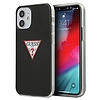 Guess GUHCP12SPCUCTLBK iPhone 12 mini 5.4" fekete/fekete keménytokos Triangle Collection