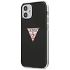 Guess GUHCP12SPCUCTLBK iPhone 12 mini 5.4" fekete/fekete keménytokos Triangle Collection