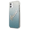 Guess GUHCP12SPCUGLSBL iPhone 12 mini 5.4" kék/kék keménytokos Glitter Gradient Script