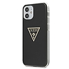 Guess GUHCP12SPCUMPTBK iPhone 12 mini 5.4" fekete/fekete keménytokos Metallic Collection