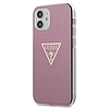 Guess GUHCP12SPCUMPTPI iPhone 12 mini 5.4" rózsaszín/rózsaszín keménytokos Metallic Collection