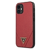 Guess GUHCP12SVSATMLRE iPhone 12 mini 5.4" piros/piros keménytokos Saffiano