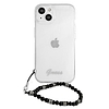 Guess GUHCP13MKPSBK iPhone 13 6.1" Átlátszó kemény tok, Black Pearl