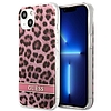Guess GUHCP13SHSLEOP iPhone 13 mini 5.4" rózsaszín/rózsaszín keménytokos Leopard