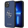 Guess GUHCP13SSA4GSBL iPhone 13 mini 5,4" kék/kék keménytokos Saffiano 4G fém logo