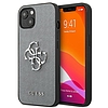 Guess GUHCP13SSA4GSGR iPhone 13 mini 5,4" szürke keménytokos Saffiano 4G fém logo