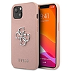 Guess GUHCP13SSA4GSPI iPhone 13 mini 5.4" rózsaszín/rózsaszín kemény tok, Saffiano 4G fém logó