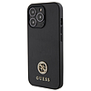 Guess GUHCP13XPS4DGPK iPhone 13 Pro Max 6.7" fekete/fekete keménytok Strassz fém logóval
