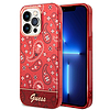 Guess GUHCP14LHGBNHR iPhone 14 Pro 6.1" piros/piros keménytok Bandana Paisley mintával