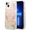 Guess GUHCP14MLFLSD iPhone 14 Plus 6,7" arany/arany kemény tok Paisley Liquid Glitter