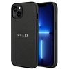 Guess GUHCP14MPSASBBK iPhone 14 Plus 6,7" fekete/fekete Saffiano szíj