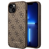 Guess GUHCP14SG4GFBR iPhone 14 6,1 hüvelykes barna/barna kemény tok, 4G fém arany logó