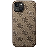 Guess GUHCP14SG4GFBR iPhone 14 6,1 hüvelykes barna/barna kemény tok, 4G fém arany logó