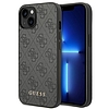 Guess GUHCP14SG4GFGR iPhone 14 6,1" szary/szürke kemény tok, 4G fém arany logó