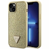 Guess GUHCP14SHDGTPD iPhone 14 6.1 hüvelykes arany/arany keménytok, strassz háromszög