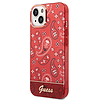 Guess GUHCP14SHGBNHR iPhone 14 6.1" piros/piros keménytok Bandana Paisley mintával