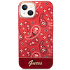 Guess GUHCP14SHGBNHR iPhone 14 6.1" piros/piros keménytok Bandana Paisley mintával