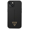 Guess GUHCP14SSLTGK iPhone 14 6.1" fekete/fekete keménytok szilikon háromszög mintás