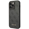 Guess GUHCP14XG4GFGR iPhone 14 Pro Max 6,7" szary/szürke kemény tok, 4G fém arany logó