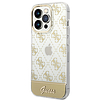 Guess GUHCP14XHG4MHG iPhone 14 Pro Max 6.7" arany / arany keménytok 4G Mintás Szkript