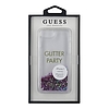 Guess GUHCP7GLUQPU iPhone 6/7/8 /SE 2020 / SE 2022 lila/lila kemény tok Liquid Glitter Party