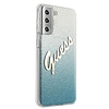 Guess GUHCS21MPCUGLSBL S21+ G996 kék/kék keménytokos Glitter Gradient Script