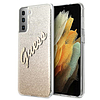 Guess GUHCS21MPCUGLSGO S21+ G996 złoty/arany keménytokos Glitter Gradient Script